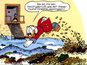 Wir würden bald Millionäre sein...